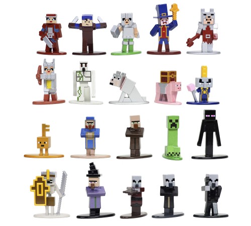 Набор Jada Toys Nano Metalfigs Minecraft wave 4 1.65