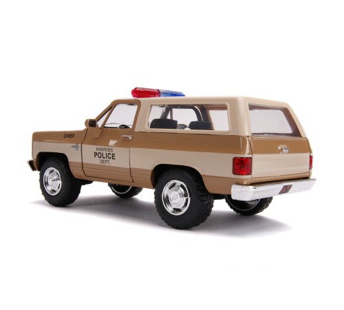 Jada Toys Stranger Things Модель Машинки 1:24 1980 Chevy K5 Blazer W/Badge 31111