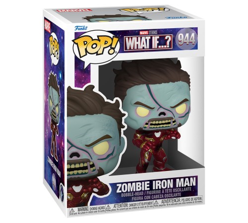 Фигурка Funko POP! Bobble Marvel What If Zombie Iron Man 57379