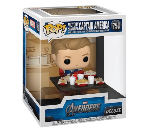 Фигурка Funko POP! Deluxe Bobble Marvel Captain America Shawarma (Exc) 54897