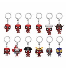 Брелок Funko Pocket POP! Keychain: Deadpool Blindbags: 24pc PDQ (1шт.) 31144