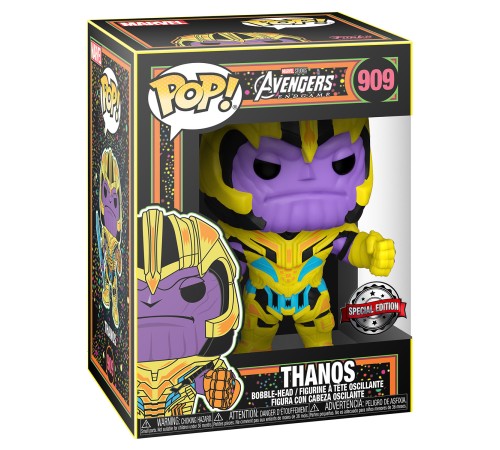 Фигурка Funko POP! Bobble Marvel Avengers Endgame Thanos (Black Light) (Exc) (909) 57926