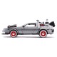 Модель Машинки Hollywood Rides Back to the Future 3 1:24 Time Machine Primer Brushed Raw Metal 32166