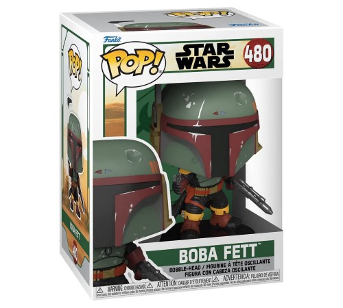 Фигурка Funko POP! Bobble Star Wars Book of Boba Fett Boba Fett (480) 60236