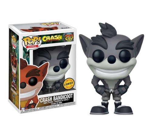 Фигурка Funko POP! Vinyl: Games: Crash Bandicoot black and white 25653 (Chase)