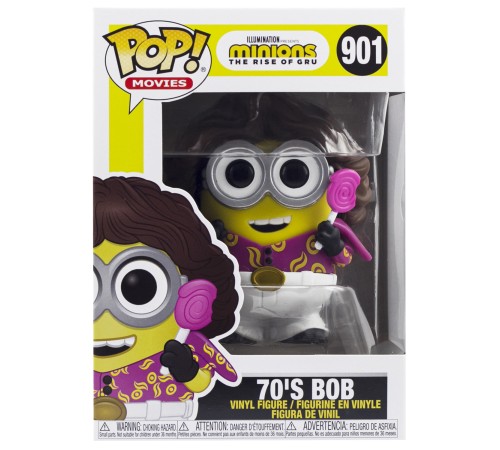 Фигурка Funko POP! Movies Minions 2 70's Bob 47801