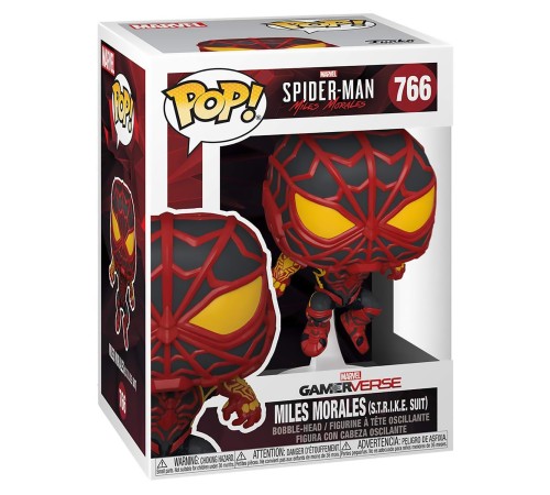 Фигурка Funko POP! Bobble Marvel Games Miles Morales Miles Morales S.T.R.I.K.E. Suit (766) 50151