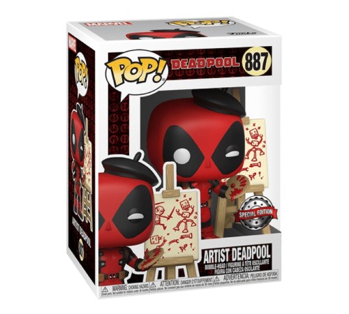 Фигурка Funko POP! Bobble Marvel Deadpool 30th Artist Deadpool (Exc) 56442