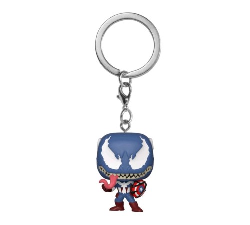 Брелок Funko Pocket POP! Keychain: Marvel Venom: Captain America 46462-PDQ