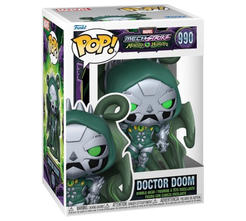 Фигурка Funko POP! Bobble Marvel Mech Strike Monster Hunters Dr. Doom (990) 61522