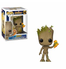 Фигурка Funko POP! Bobble: Marvel: Avengers Infinity War S2: Groot w/ Stormbreaker 35773