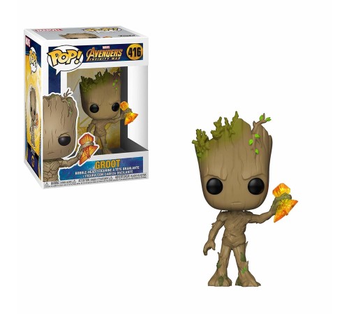 Фигурка Funko POP! Bobble: Marvel: Avengers Infinity War S2: Groot w/ Stormbreaker 35773