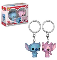 Брелок Funko POP! Keychain: Disney: Lilo & Stitch: 2PK Stitch & Angel 36370-PDQ