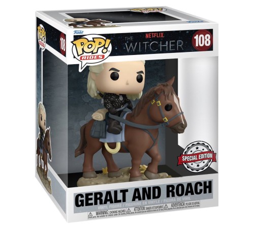 Фигурка Funko POP! Rides TV Witcher Geralt And Roach (Exc) 58902