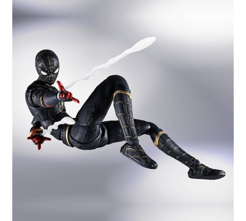 Фигурка S.H. Figuarts Человек Паук Spider-Man ［Black & Gold Suit］(Spider-Man: No Way Home) Special Set 630070