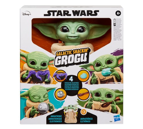 Фигурка Galactic Snackin’ Mandalorian Grogu Малыш Йода Грогу F2849