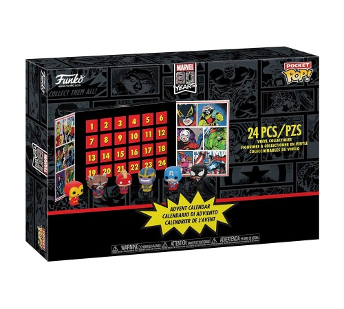 Набор подарочный Funko Advent Calendar Marvel (Pkt POP) 24 фигурки 42752