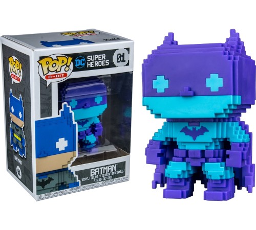 Фигурка Funko POP! Vinyl: DC: 8-Bit Batman (Purple) (Exc) 31821