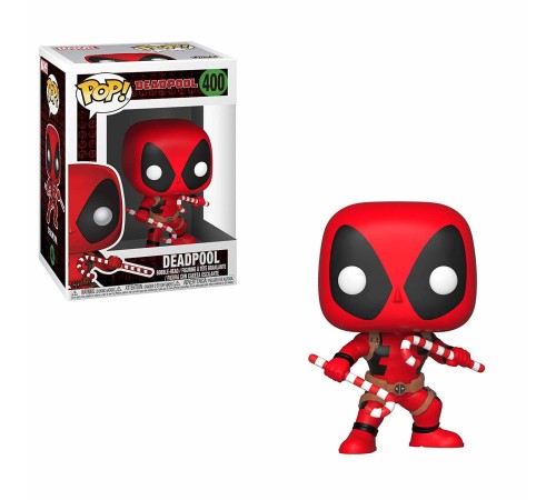 Фигурка Funko Bobble: Marvel: Holiday: Deadpool w/ Candy Canes 33985