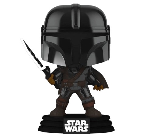 Фигурка Funko POP! Bobble Star Wars Mandalorian Mandalorian with Darksaber (GW/MT) (Exc) (491) 58797