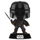 Фигурка Funko POP! Bobble Star Wars Mandalorian Mandalorian with Darksaber (GW/MT) (Exc) (491) 58797