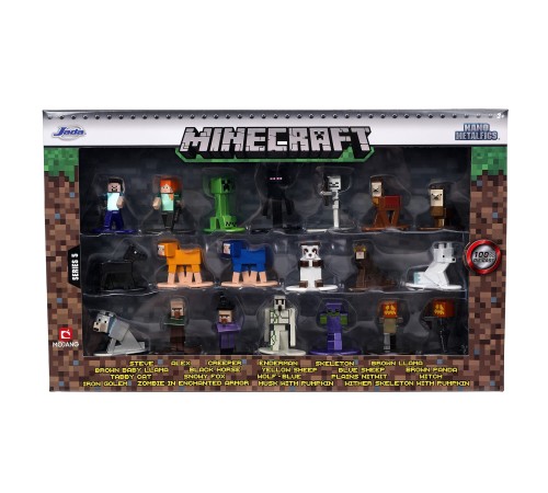 Набор Jada Toys Nano Metalfigs Minecraft wave 5 1.65