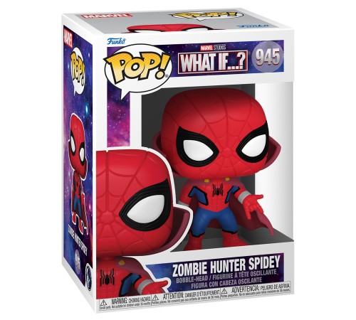 Фигурка Funko POP! Bobble Marvel What If Zombie Hunter Spidey (945) 57380