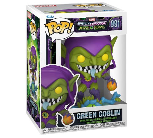 Фигурка Funko POP! Bobble Marvel Mech Strike Monster Hunters Green Goblin (991) 61523