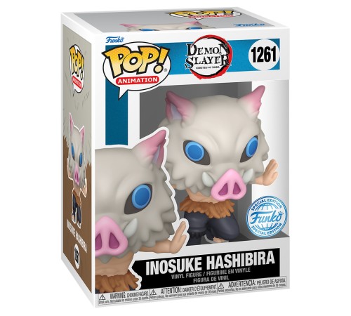 Фигурка Funko POP! Animation Demon Slayer Inosuke Hashibira 7th Form (Exc) (1261) 68489