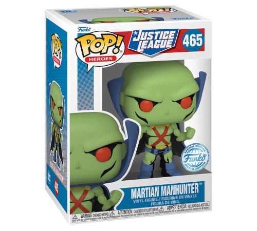 Фигурка Funko POP! Heroes Justice League Comic Martian Manhunter (Exc) (465) 66619