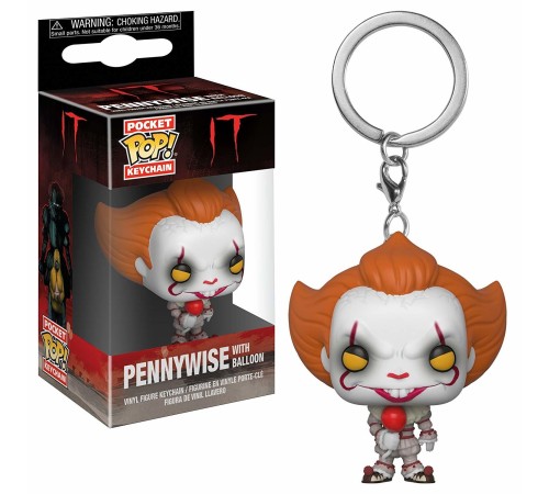 Брелок Funko Pocket POP! Keychain: IT S2: Pennywise (w/balloon) 31811-PDQ