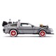 Модель Машинки Hollywood Rides Back to the Future 3 1:24 Time Machine Primer Brushed Raw Metal 32166