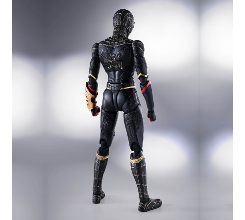 Фигурка S.H. Figuarts Человек Паук Spider-Man ［Black & Gold Suit］(Spider-Man: No Way Home) Special Set 630070