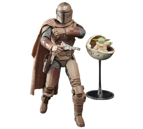 Фигурка Star Wars The Black Series The Mandalorian and Grogu (Arvala-7) 90360