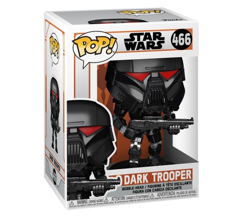 Фигурка Funko POP! Bobble Star Wars Mandalorian Dark Trooper (Battle) 58289