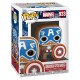 Фигурка Funko POP! Bobble Marvel Holiday Gingerbread Captain America (933) 50657