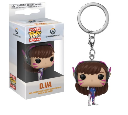 Брелок Funko Pocket POP! Keychain: Overwatch: D.Va 32792-PDQ