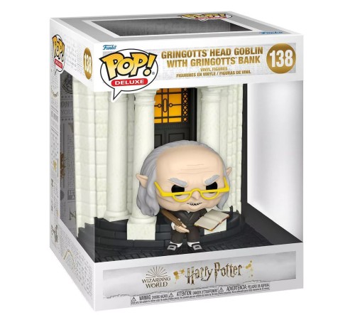 Фигурка Funko POP! Deluxe Harry Potter Diagon Alley Gringotts Head Goblin&Gringotts Bank (Exc) 58126