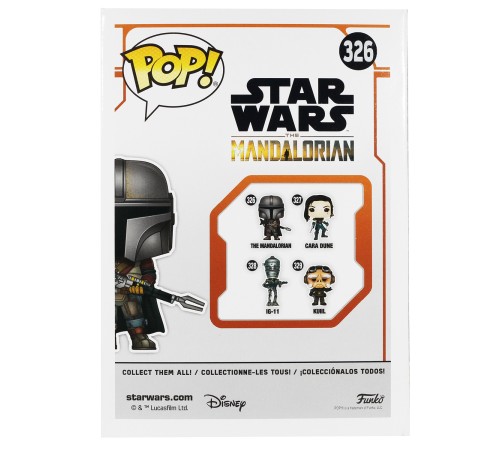 Фигурка Funko POP! Bobble Star Wars Mandalorian The Mandalorian (326) 42062