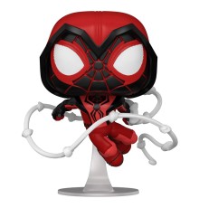 Фигурка Funko POP! Bobble Marvel Games Miles Morales Miles Crimson Cowl Suit 50155