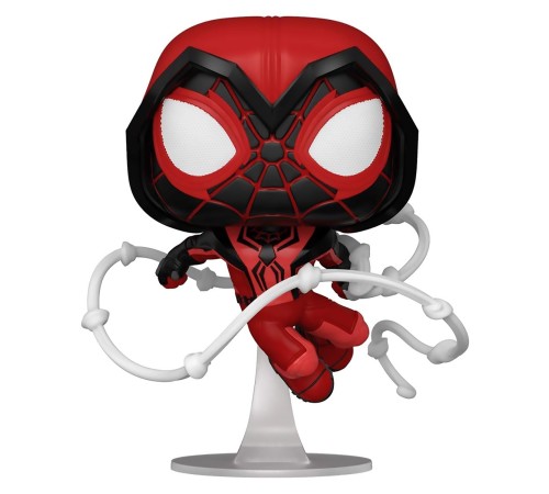 Фигурка Funko POP! Bobble Marvel Games Miles Morales Miles Crimson Cowl Suit 50155