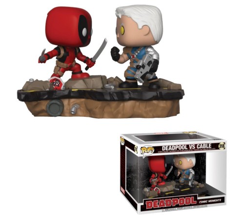 Фигурка Funko POP! Bobble: Marvel: Comic Moments: Deadpool vs. Cable 30972