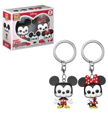 Брелок Funko POP! Keychain: Disney: Mickey: 2PK Mickey & Minnie 36368-PDQ