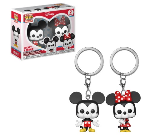 Брелок Funko POP! Keychain: Disney: Mickey: 2PK Mickey & Minnie 36368-PDQ