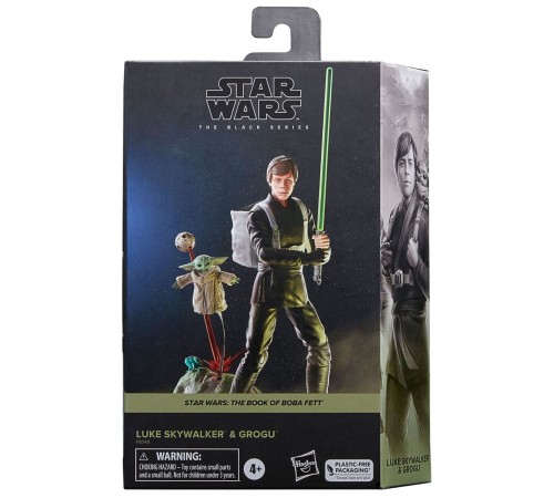 Фигурка Star Wars Black Series Book of Boba Fett Luke Skywalker & Grogu 15 см F8345