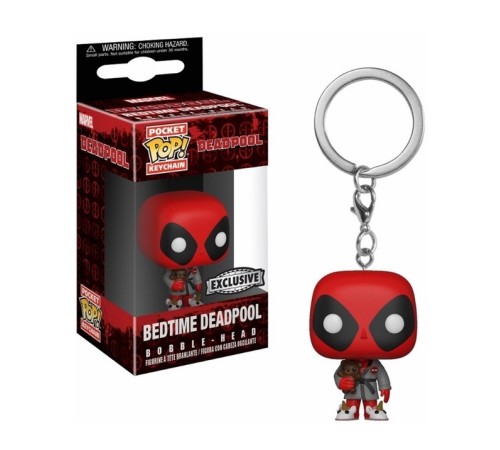 Брелок Funko Pocket POP! Keychain: Marvel: Deadpool Playtime: Deadpool Bath Robe (Exc) 31733-PDQ