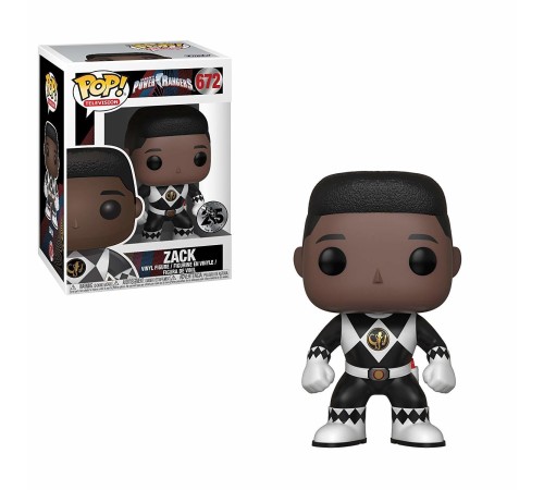 Фигурка Funko POP! Vinyl: Power Rangers: Black Ranger (No Helmet) 32808