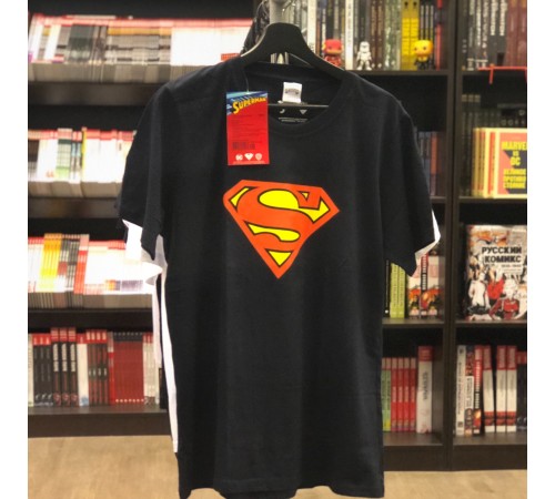 Футболка Superman, муж , S (46) , синий