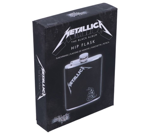 Фляга Metallica  Black Album Hip Flask 199мл B5162R0