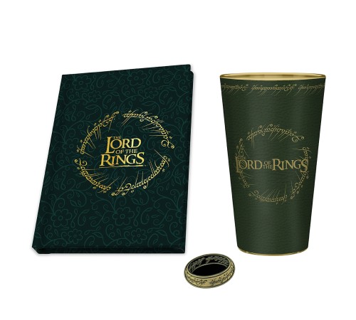 Набор подарочный The Ring Lord Of The Rings Бокал 400ml + значок + Записная книжка ABYPCK220